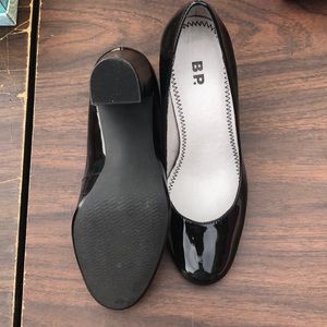 Black Paton leather dress shoes